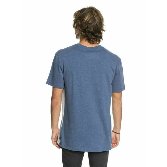 Quiksilver Men's Block Pocket Pocket Tee Blue M - Picture 3 of 3